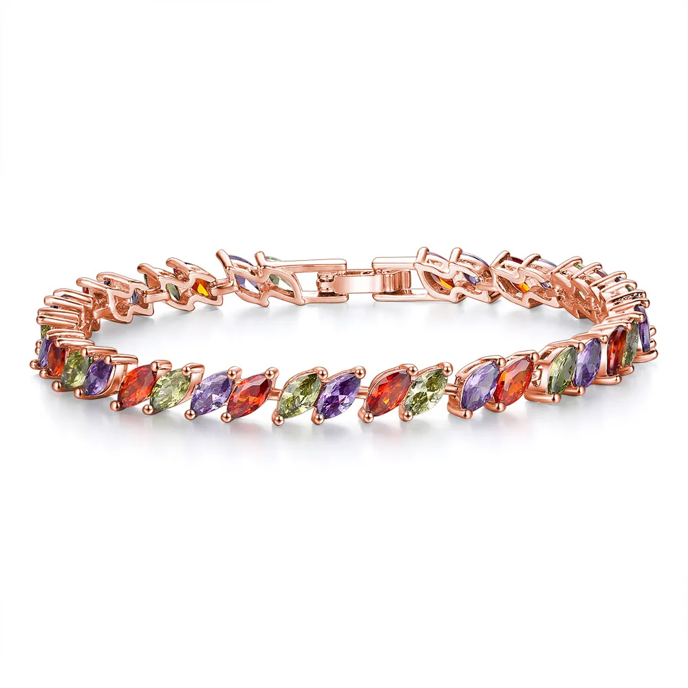 

Цветной циркониевый браслет LB120