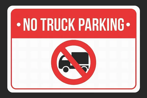 

No Truck Parking Tin Sign art wall decoration,vintage aluminum retro metal sign,iron painting vintage decoration sign