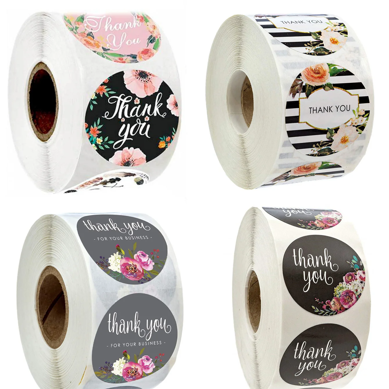 

500pcs Thank You Stickers Seal Labels for Package Decoration Party Wedding Labels School Stationery Sticker