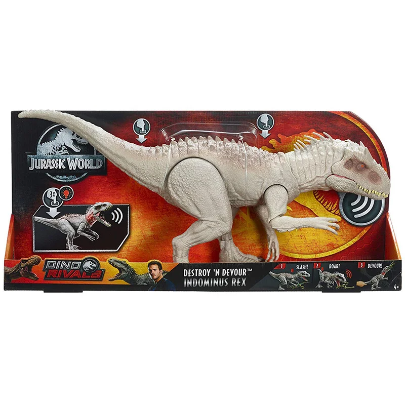 

Jurassic World Competitive Tyrannosaurus Rex Boy Toy Dinosaur Model Triceratops Toys for Children Action Figure Carnotaurus Gift