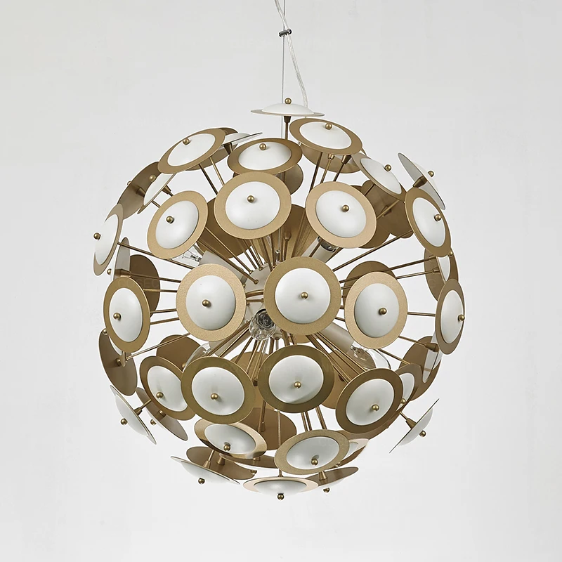 Креативный подвесной светильник Лофт современный золотой скандинавский для