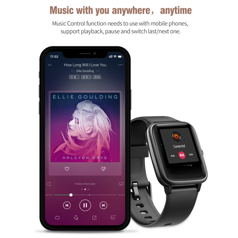 Smart Watch Fitness Tracker Heart Rate Monitor IP68 Waterproof Pedometer Activity Sport Smartwatch for Android iOS | Электроника