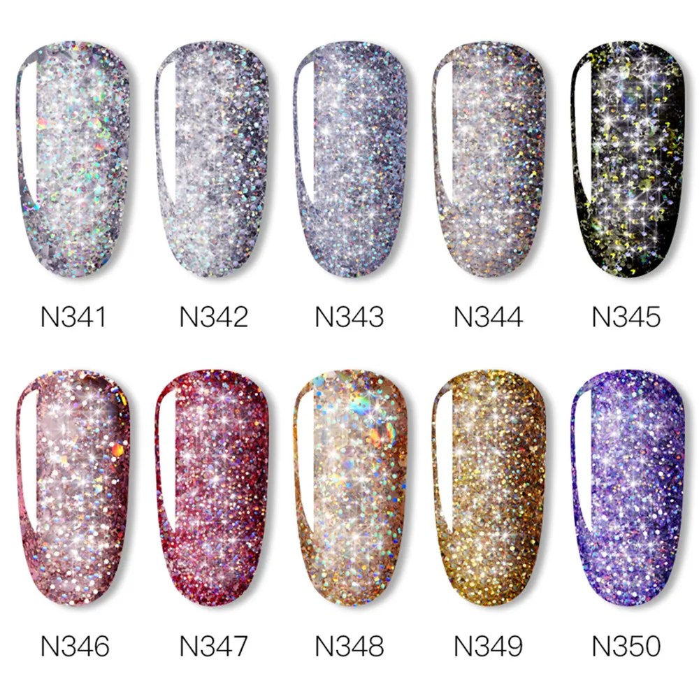 УФ гель для ногтей 5 мл Блестящий Алмазный ослепительный Гель лак гибридный