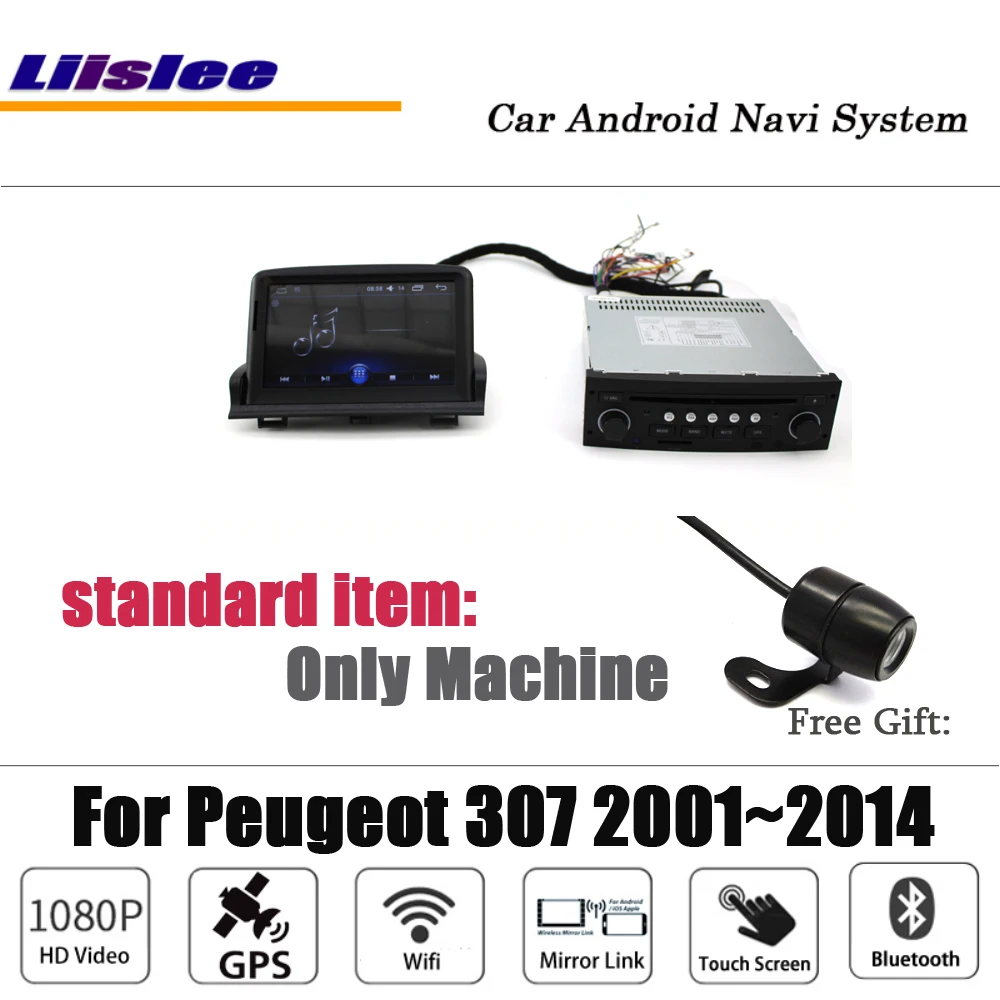 Для Peugeot 307 2001 2014 Android стерео Автомагнитола BT Wifi камера Carplay GPS навигационная