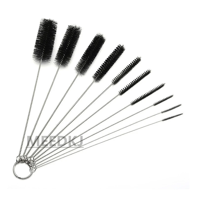 Набор нейлоновых щеток для чистки трубок набор из 10 соломинок стекол клавиатур