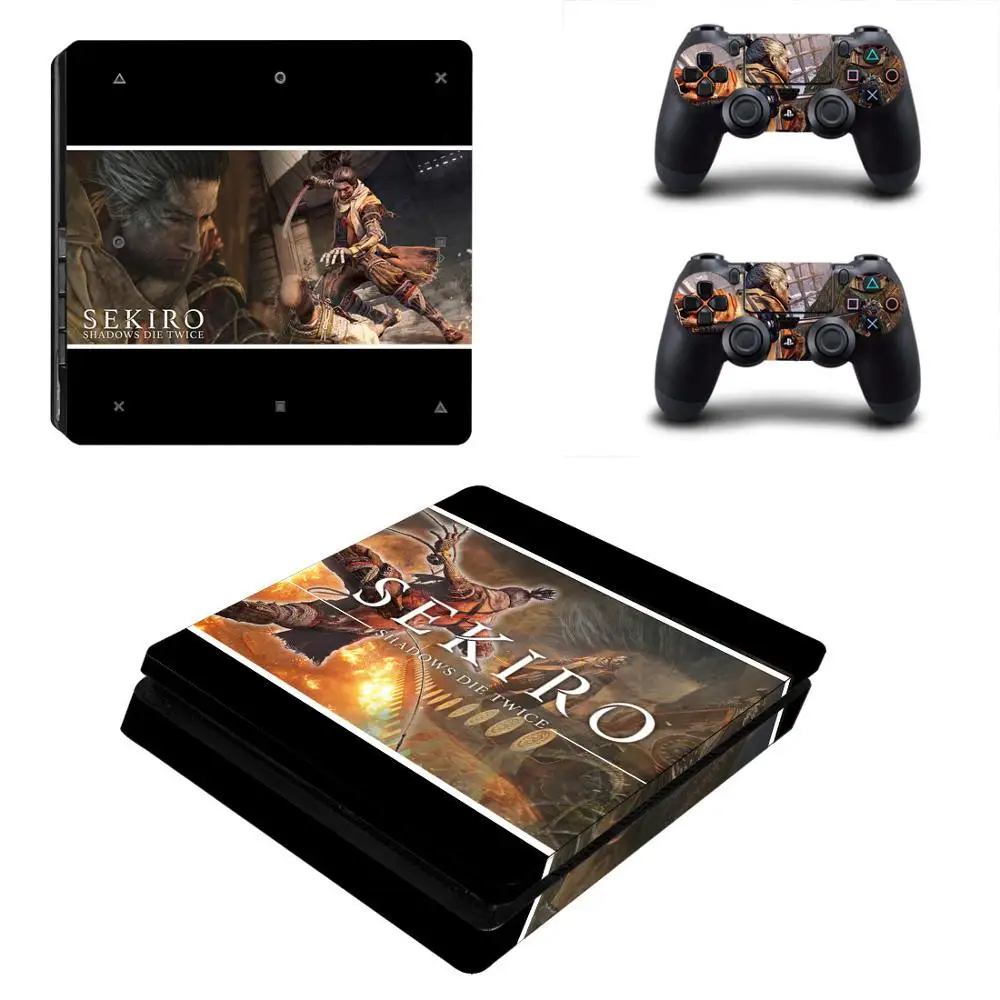 Sekiro тени для век под давлением дважды PS4 тонкий Стикеры Play station 4 кожи наклейка