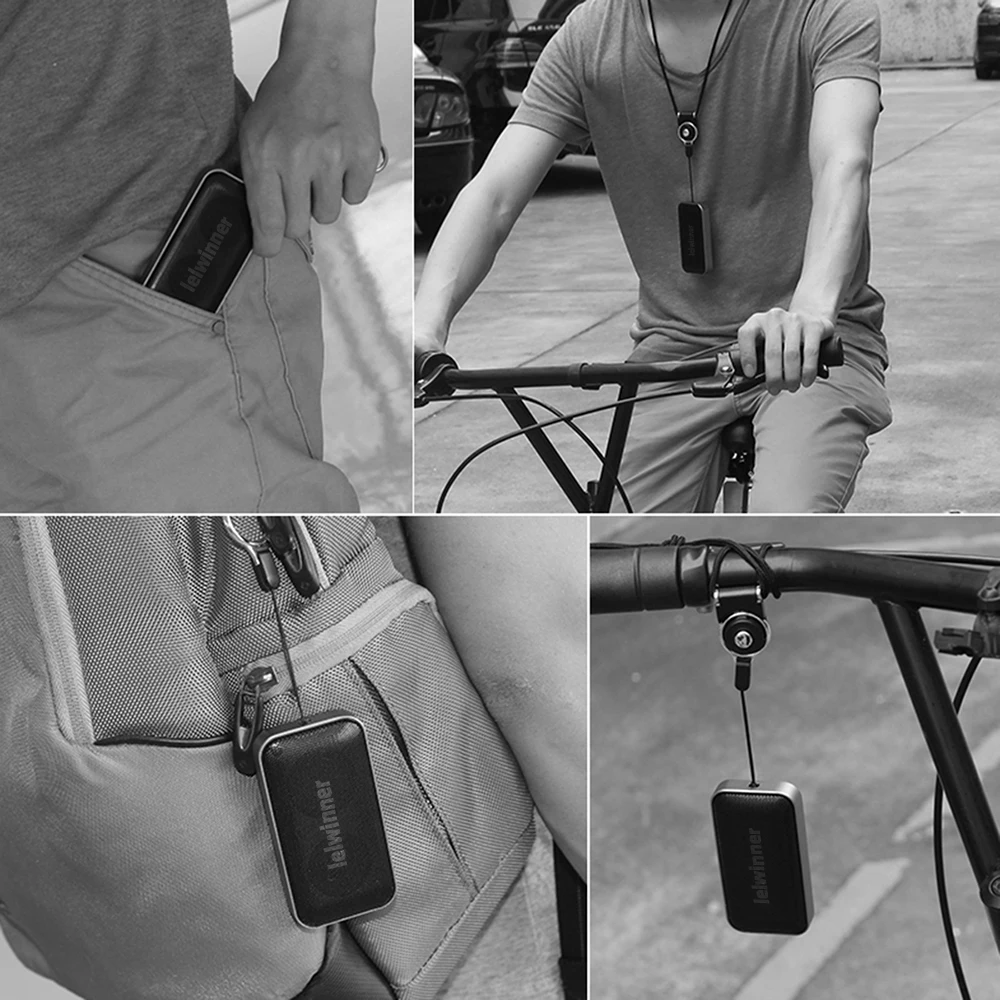 Портативная беспроводная Bluetooth Колонка Lewinne маленькая металлическая портативная