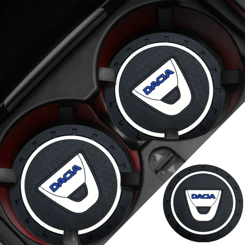 

1pcs Car Logo Anti Slip Pad Auto Non Slip Mat Automotive Emblem Goods for Dacia Badge Duster Logan Sandero Lodgy Stepwa MCV 2