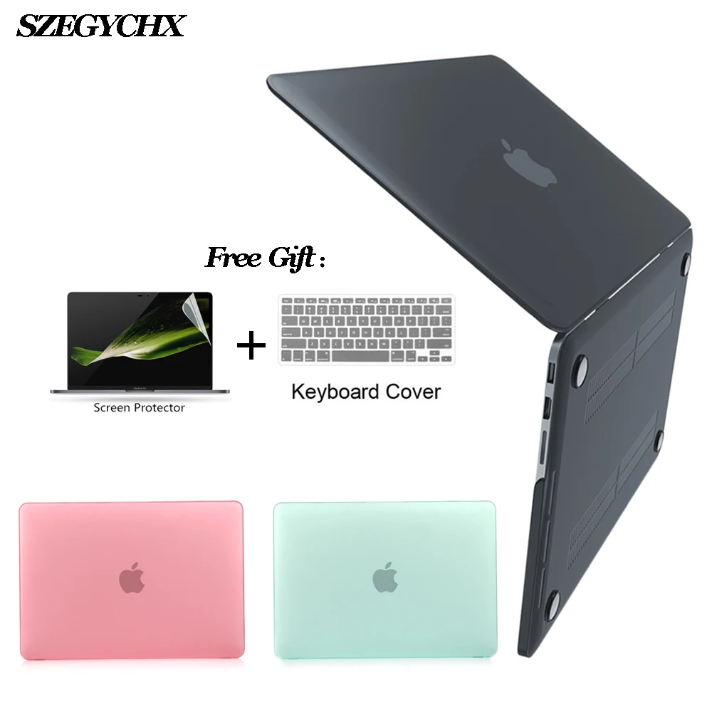 Чехол для ноутбука Macbook Air 13 чехол 2020 новый M1 Retina 12 Pro 15 16 Touch Bar A2251 A2289 матовый