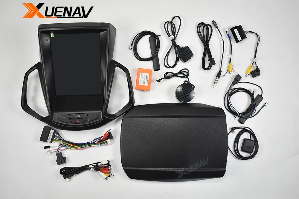 

XUENAV Android 9.0 Car Radio GPS Navigation For-FORD EcoSport 2018 PX6 DVD Player 10.4 Inch Vertical Screen Support Carplay