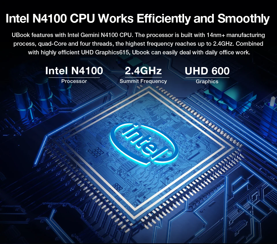CHUWI UBook 11,6 дюймов Intel N4100 Windows 10 планшетный ПК 1920*1280 двухъядерный процессор 8 Гб ram 256 ГБ SSD планшеты