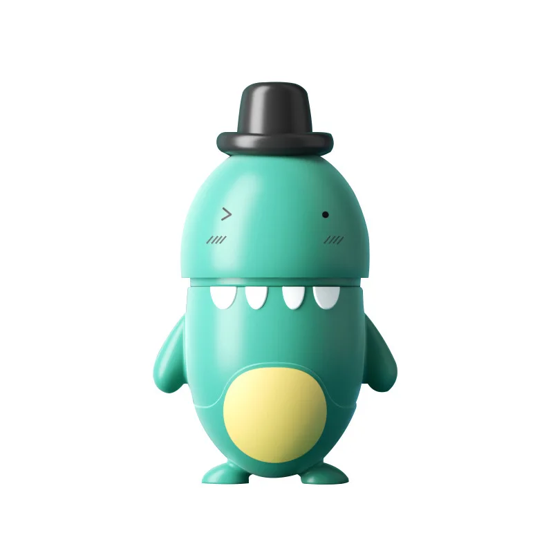 Детские Блестящие Прорезыватели с динозавром силиконовая сумка для укуса