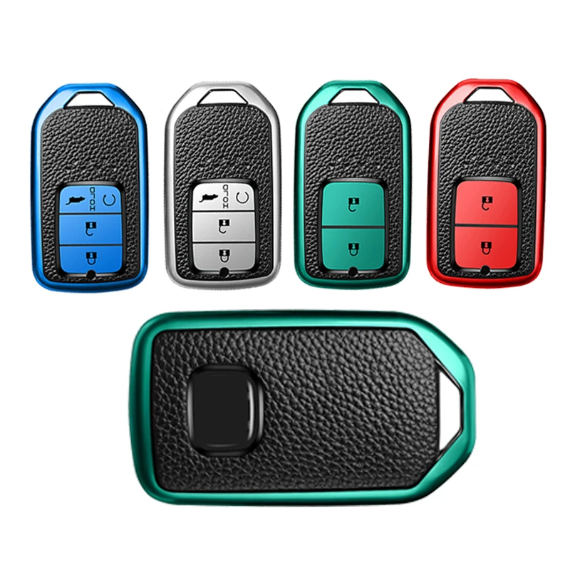 

For Honda Civic Accord Cr-v Pilot 2015 2016 2017 2018 Buttons Remote Intelligence Key Hight quality TPU Car Key Cover Case