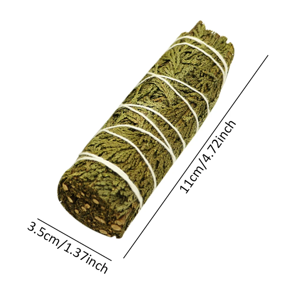 

3PCS Smudge Bundles Ancient Ceremonial White Cedar Bundles Set Pure Leaf Repels Negative Energy