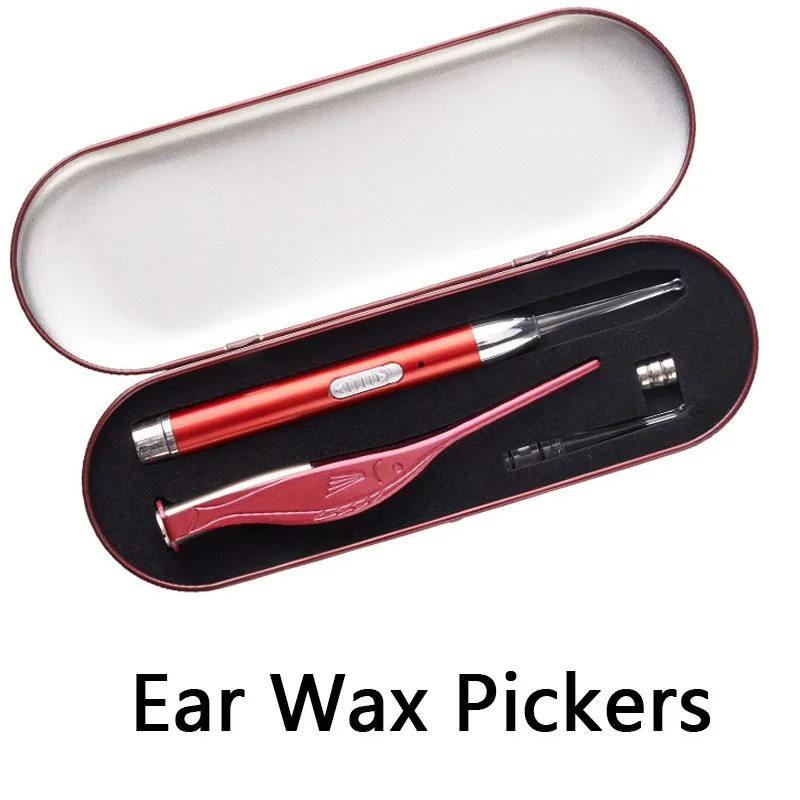 Набор для чистки ушного воска со светодиодный Ной вспышсветильник средство