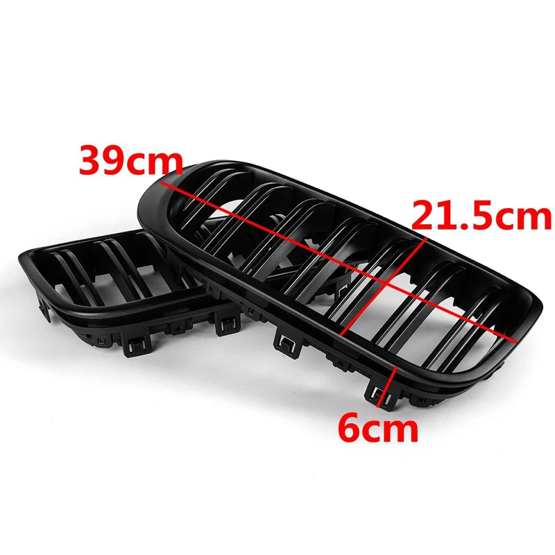 Двойная решетка для радиатора BMW F25 F26 X3 X4 2014-2018 | Автомобили и мотоциклы
