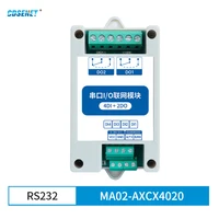 modbus rtu serial io module rs232 interface 4di2do 8 digital outputs cdsenet ma02 axcx4020 rail installation 828vdc