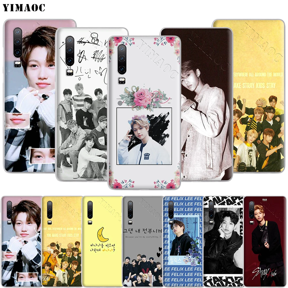 Чехол для телефона YIMAOC Stray Kids Felix Huawei P8 P9 P10 P20 P30 Lite Pro P Smart Z 2018 2019|Бамперы| |
