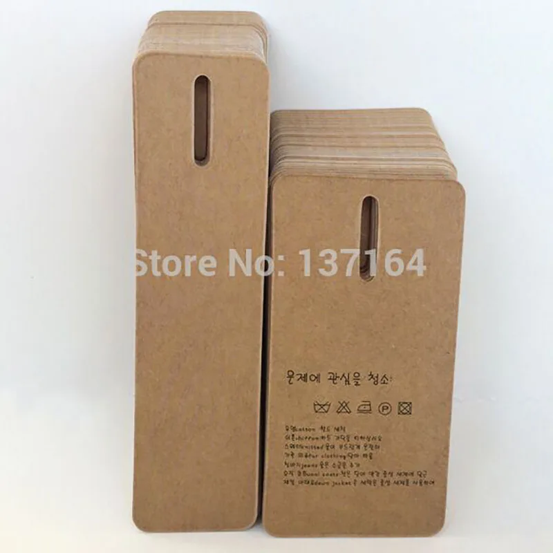 2000 шт./лот крафт Пользовательский логотип Свинг бирка пользовательский черный