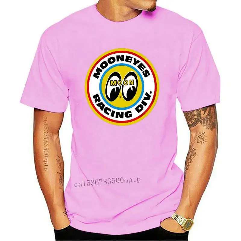 

Mooneyes Moon Equipped Speed Racing Top Apparel logo T Shirt Men