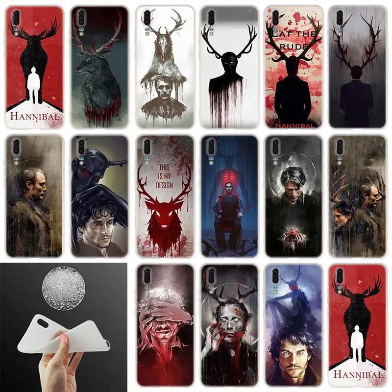 Soft Silicone Case Hannibal For Huawei P50 P40 P30 P20 Pro Lite E P Samrt Z 2019 2020 Senior | Mobile Phone Cases &amp Covers