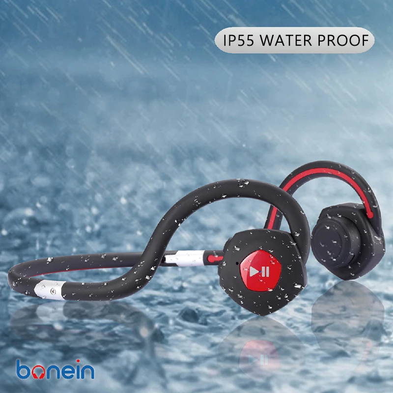 

BN-702 bone conduction Wireless Headphone Bluetooth Earphone fashion headset IP55 waterproof