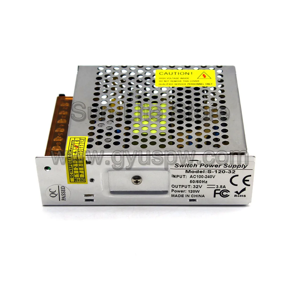 Variable 32V 120W Switching Power Supply DC32V 3.8A Source SMPS for LED Lighting Monitoring System CCTV Stpper | Обустройство дома