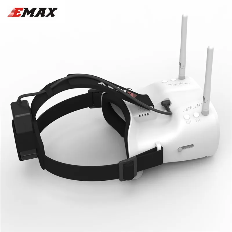 Emax Tinyhawk 5,8G 48CH разнообразие FPV очки 4,3 дюймов 480*320 видео гарнитура с двойные антенны 4,2 в 1800 мАч батарея
