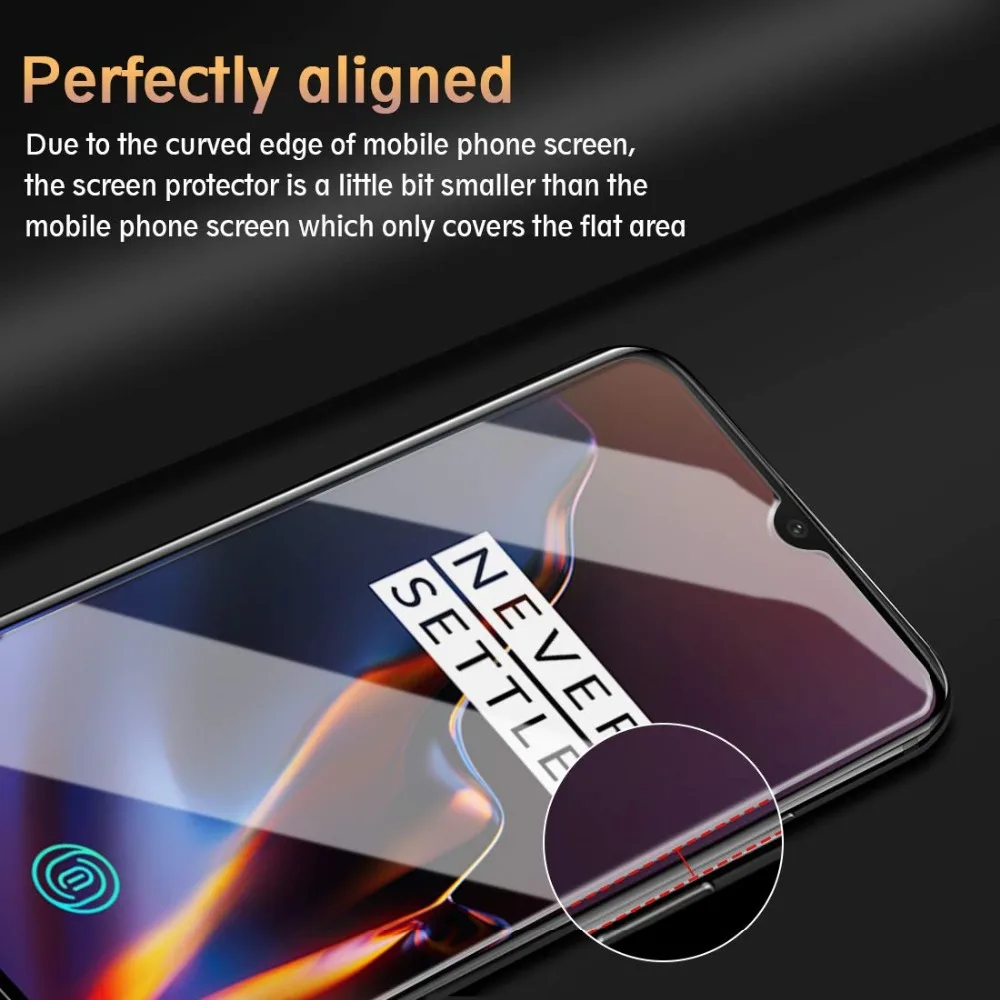 Чехол из закаленного стекла для OnePlus 3 3T 5T 6 6T 7 защита экрана телефона Защитное