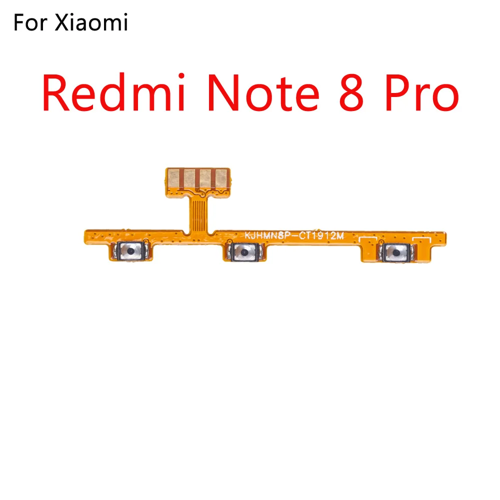 10 шт./лот для Xiaomi Redmi 8 8A 9 5G 9A Note 7 7A 8T Pro 4G 9s 10T кнопка включения и выключения питания