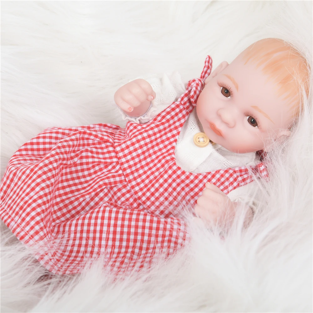 10 &quotПрекрасная кукла Reborn Preemie Bebe полностью силиконовая для новорожденных