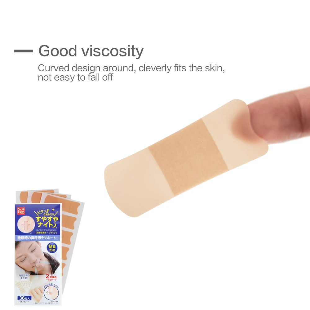 

36Pcs New Sleep Strips Advanced Gentle Mouth Tape for Better Nose Breathing Improved Nighttime Sleeping Less Mouth Breathing