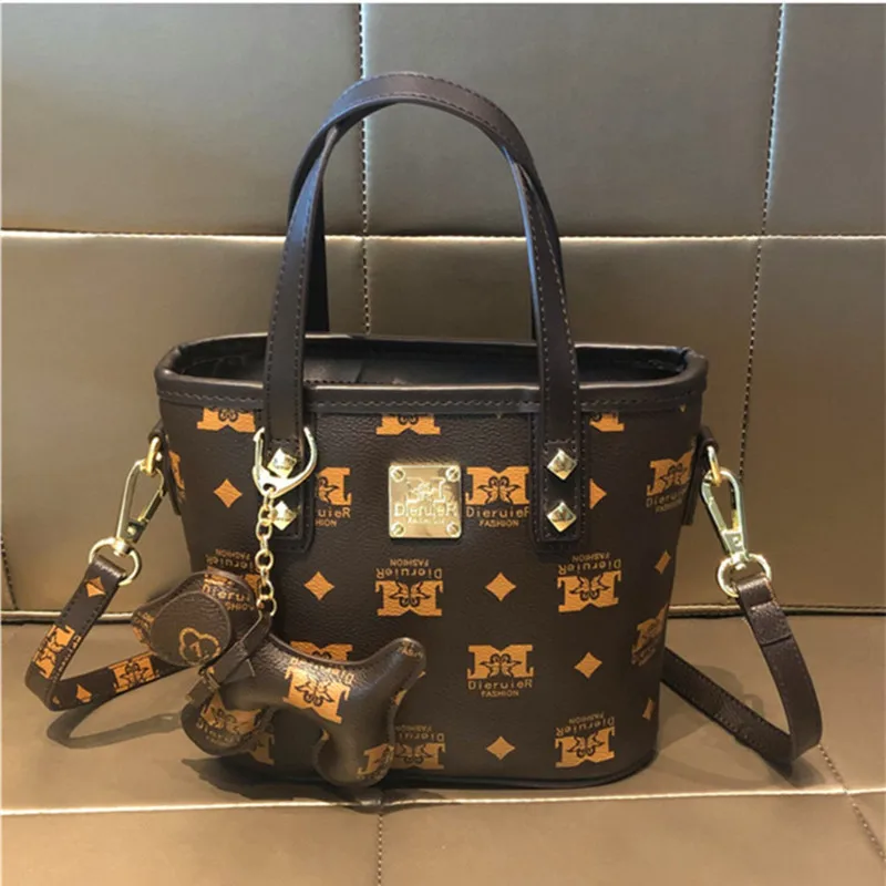 

Tote Bags for Women 2021 New Fashion Ladies Shoulder Messenger Handbag All-match Printing High-quality Square Bag Sac Luxe Femme