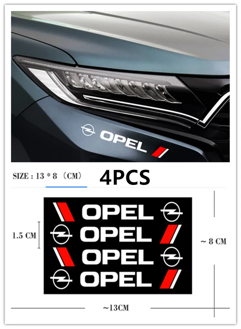 

Automotive Trim decal rear view mirror door handle decal is suitable for Opel Opel Opal Mocorkka Sa d OPC automotive accessories