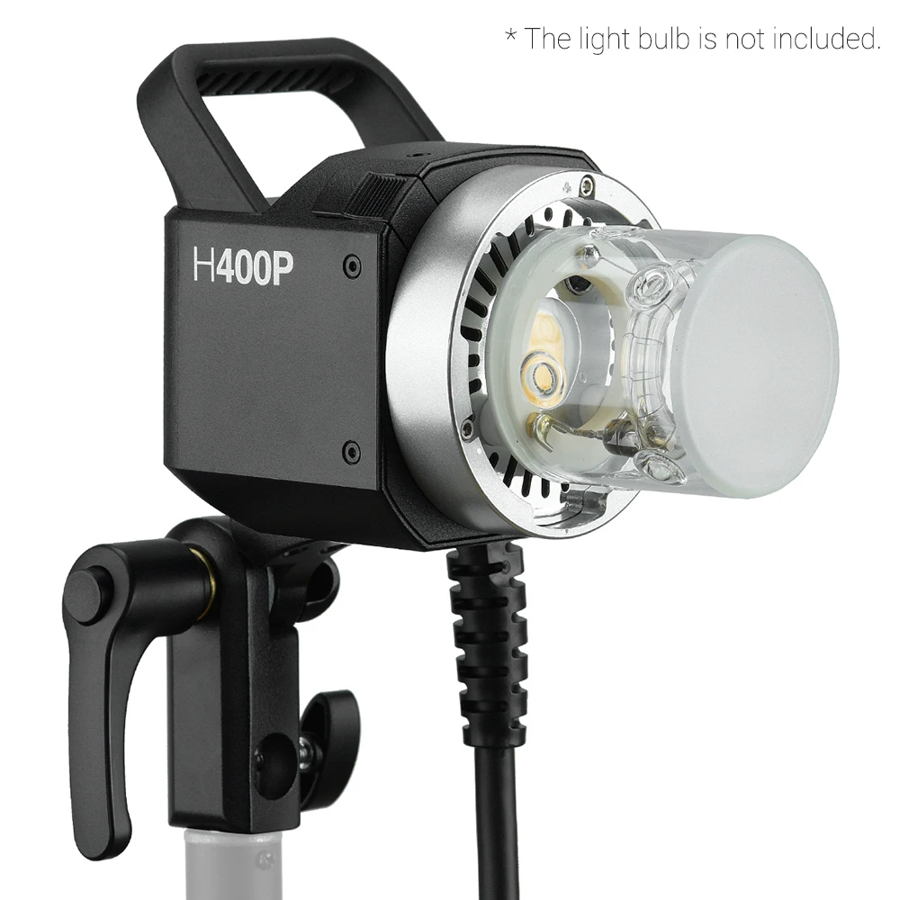 

Godox photography H400P Flash Head Bowens Mount Off-Flash Handheld Extension Head for Godox WITSTRO AD400Pro Flash Strobe