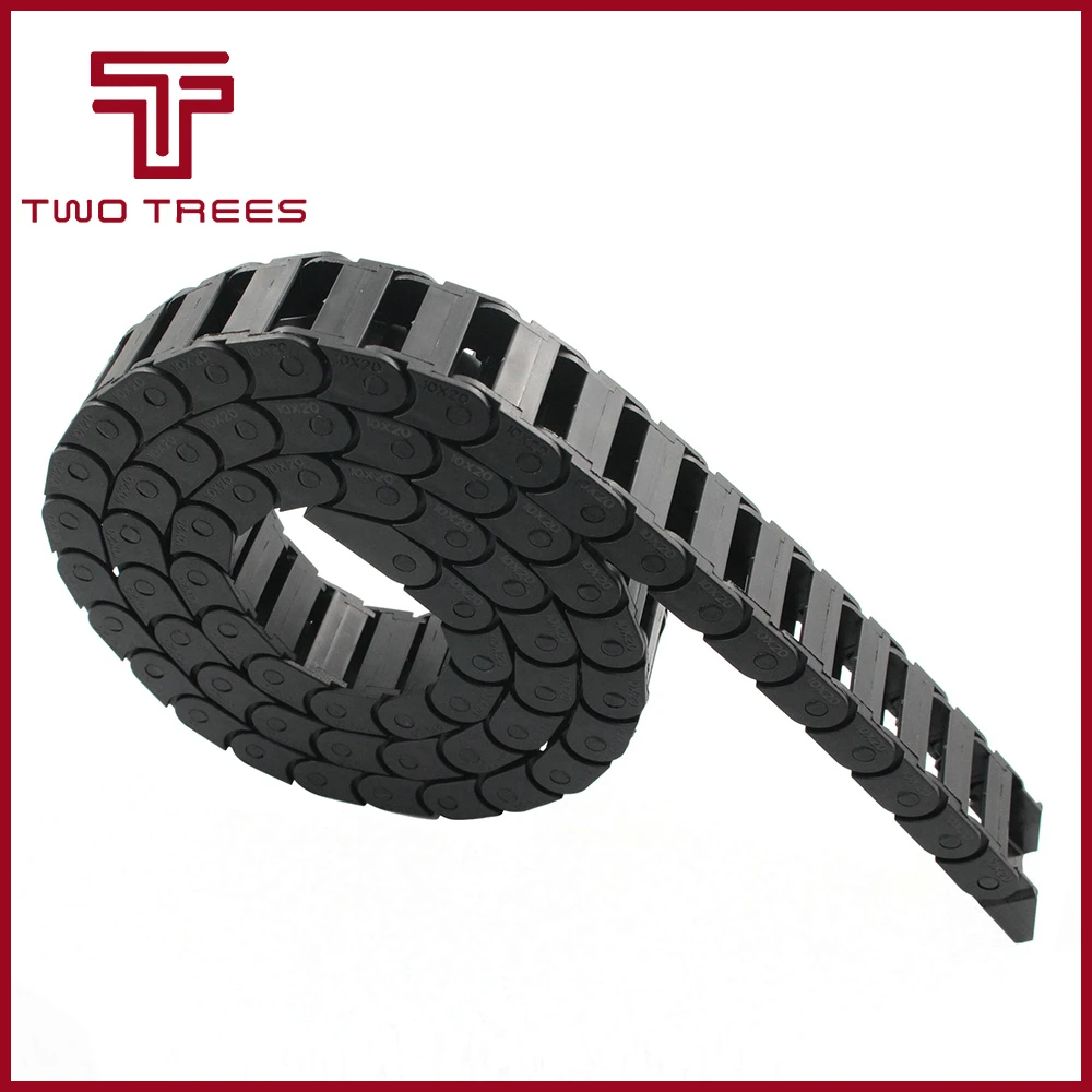 

Transmission Chains 10x20mm 1M Open On Both Side Plastic Towline Cable Drag Chain 10*20mm