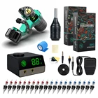 Ротационная машинка для татуировки Dragonhawk Falcon RCA с мотором без сердечника, набор для макияжа с рукояткой из сплава, силиконовый чехол, картридж, иглы, поставка