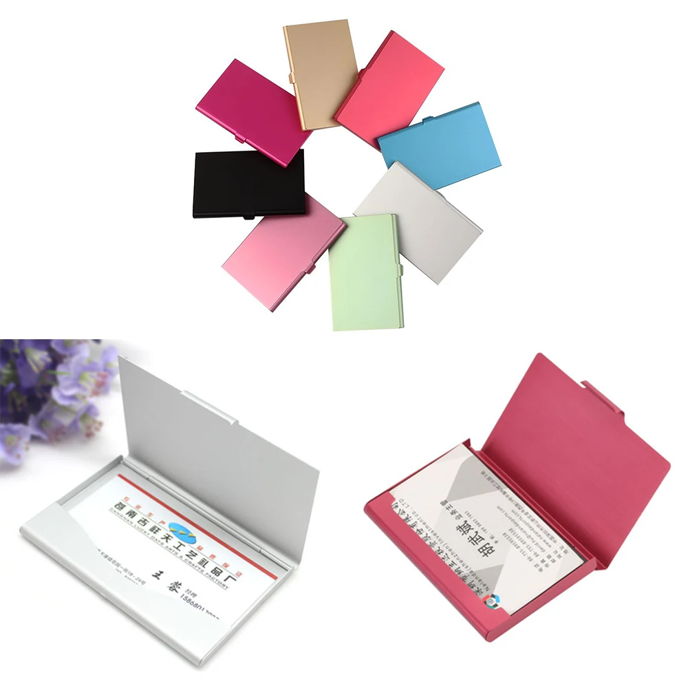 

Креативный деловой чехол для кредитных карт из алюминиевого сплава