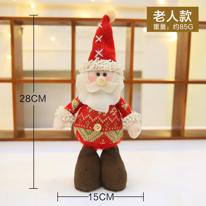 Рождественское украшение кукла Санта Клауса подвеска Рождественский Новогодний