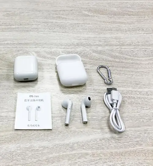 NO PACKING BOX I9s tws Bluetooth наушники мини беспроводные наушники спортивные Bluetooth гарнитура с зарядным устройством для смартфона - Цвет: NO PACKING BOX