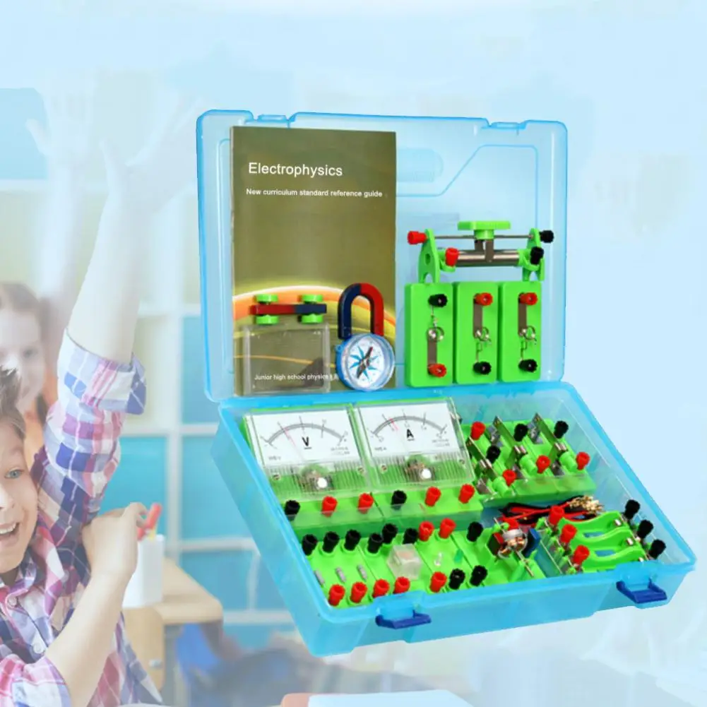 

Learn basic electricity Physics magnetism experiments Labs Electricity Circuit Magnetism Experiment Kit for Junior High School