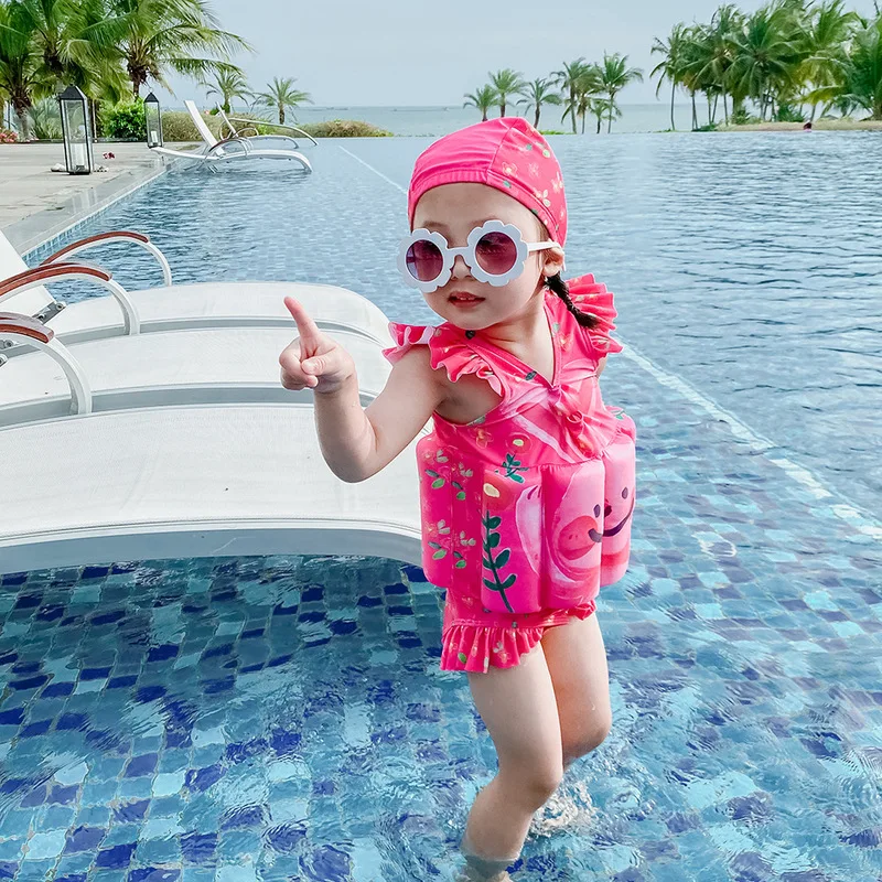 Детские купальники один милый детский купальный костюм размера плюс пляжный