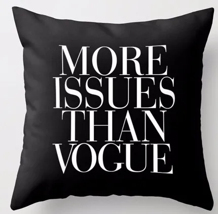 Лидер продаж надпись More Issues than Vogue типографии лучший Роскошная квадратная