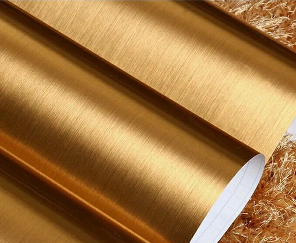 DIY металлический стиль декоративная настенная бумага пилинг и палка пленка матовая Серебряная контактная Бумага ПВХ винил водонепроницаемый бытовой прибор наклейка