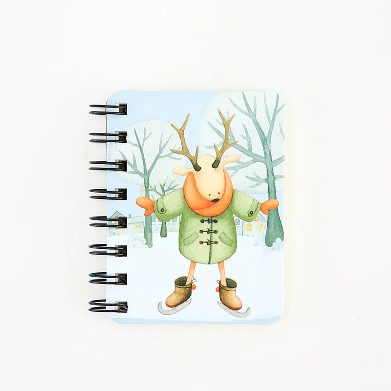 7 Mr paper 24 дизайна в твердом переплете карманные катушки блокноты Moose Единорог кактус листья леса повседневные блокноты-органайзеры легко носить с собой - Цвет: 7
