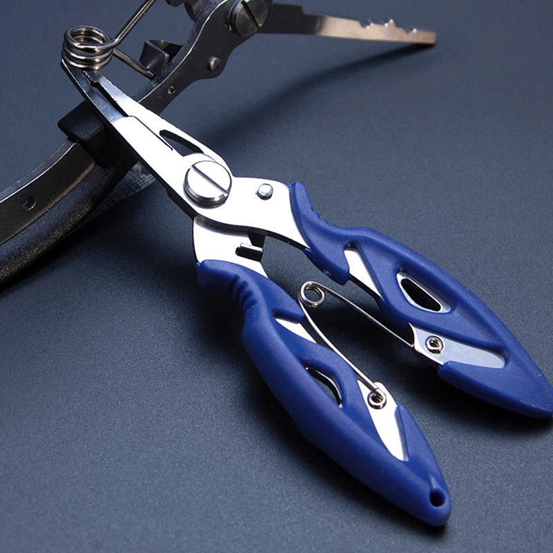 

New Fishing Pliers Scissor For Fishing Tackle 2021 Cutter Hook Plit Ring Fish Use Tongs Multifunction Scissors Pike For Fishing