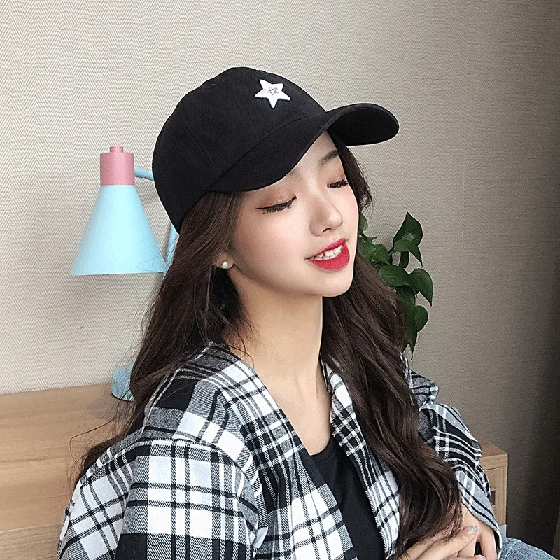 Новые Бейсболки для взрослых LVREN 030 из 100% чистого хлопка Женская вышитая шляпа с