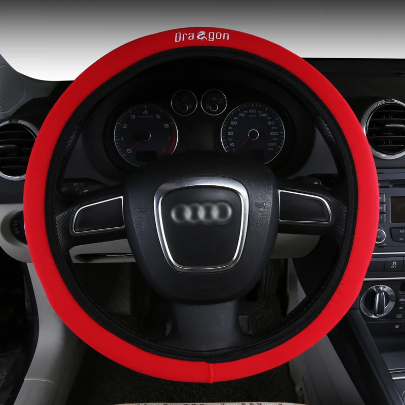 Чехлы рулевого колеса автомобиля Светоотражающая Искусственная кожа Эластичный