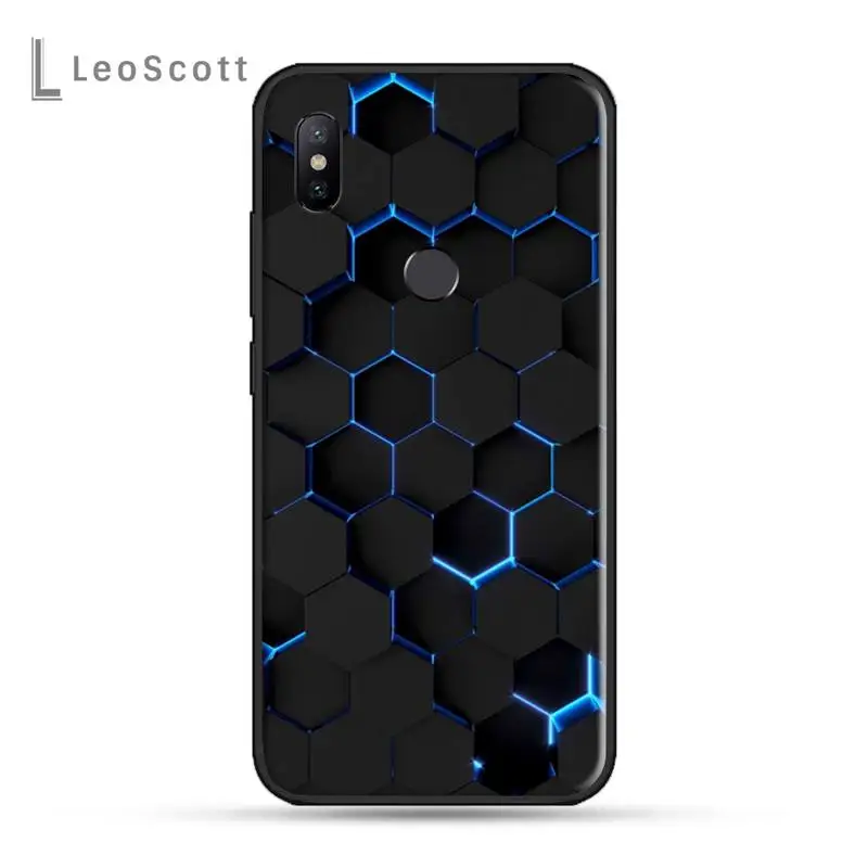 

Hexagonal lattice Phone Case For xiaomi Redmi 5 5A plus 7A 8 note 2 3 4 5 5A 6 7 GO K20 A2