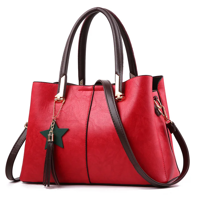 

New Arrive 2020 Women's Fashion Handbags High Quality Pu Leather Handbags Tassel Designer Shoulder Bags Ladies Messenger Bags